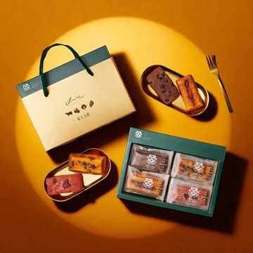 植享生活∣【起士公爵】金玉滿堂．島嶼四味費雪禮盒 ( 4入/盒)x3組-附提袋_春節禮盒