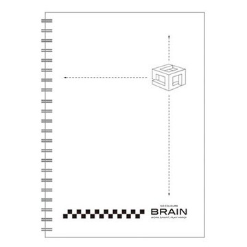 美加美 B5 無色系列 膠圈筆記 白 3本 / 包 AW3034