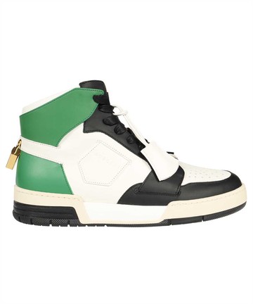 Buscemi Leather High-top Sneakers