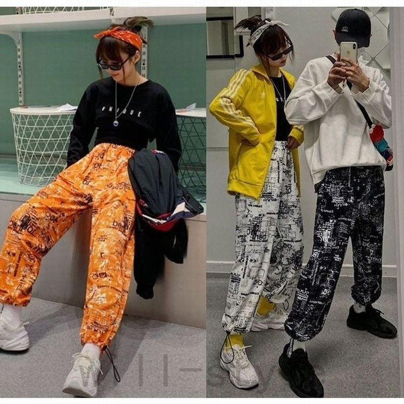 総柄ワイドパンツロゴ韓国オルチャンストリートダンス衣装派手HIPHOP原宿系ドローコードボトムス 通販 LINEポイント最大0.5%GET | LINE ショッピング 総柄ワイドパンツロゴ韓国オルチャンストリートダンス衣装派手HIPHOP原宿系ドローコードボトムス 通販 LINEポイント最大0.5%GET | LINE ショッピング