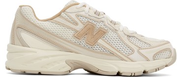 New Balance 灰白色 & 米色 740 运动鞋