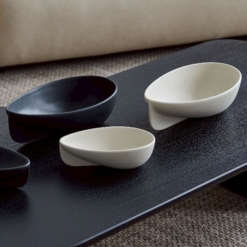 grado 魚尾盆Fish Tail Basin 擺飾陶瓷盤子餐具家飾器皿碗盤 - 暖沙-大