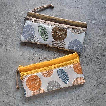 旅行防水雙層筆袋/長收納袋-拓葉