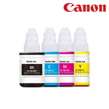 Canon GI-790 四色一組 真空包裝 原廠墨水 適用 G1010 G2010 G3010 G4010