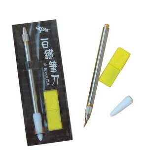 【文具通】MIN SHIN 旻新 雷鳥牌 玉象 P-801 白鐵筆刀 美工刀 刻刀 另售替換刀片 E2010012【APP滿額下單10%點數(單一帳號最高5000點)】1/31止