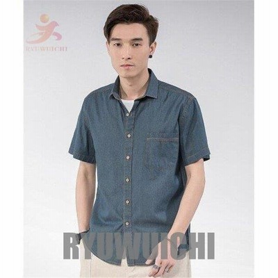 デニムシャツ 半袖 無地 メンズシャツ トップス 半袖シャツ ウエスタンシャツ おしゃれ カジュアルシャツ 代30代40代 春夏 通勤 Ol オフィス シンプル 新作 通販 Lineポイント最大get Lineショッピング