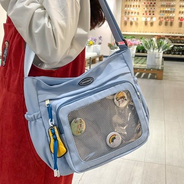 小食量吧唧痛包女日系二次元學生單肩包百搭補習袋制服包斜挎包包