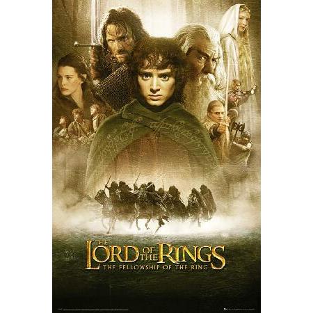 The Lord of The Rings The Fellowship of The Ring Movie Poster (Regular Style) (Size: 24" x 36") (Unframed)