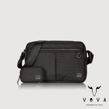 【VOVA 沃汎】守護者 單層斜背包-黑色(台灣總代理)/VA128-S03-BK