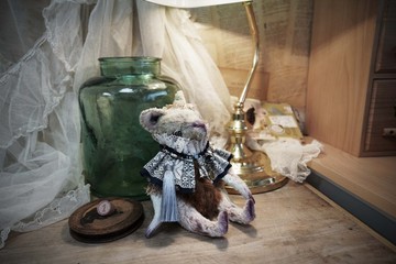 圓元獸 手工幻獸 No.1 (20cm) OOAK 關節可動 泰迪熊