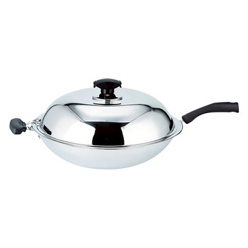 Pearl Horse 寶馬 調理師七層複合金單把炒鍋 40cm 導熱均勻 適用瓦斯爐/電磁爐  1個