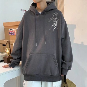 臺灣出貨 潮流印花 連帽長袖套頭上衣 潮流日常上衣 情侶穿搭 秋冬休閒款 M-8XL尺寸可選 大碼百搭推薦秋冬衣服 8X