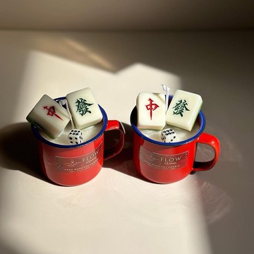 FLOW AROMA 心流香薰 | 搪瓷麻將 | 香氛蠟燭
