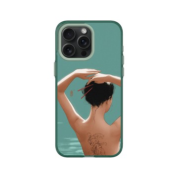 iPhone 15 Pro Max Clear 憂墨綠 - Janice Sung - Ren 純淨