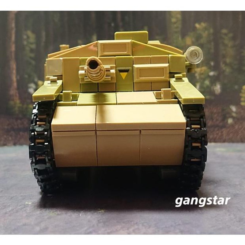 レゴ LEGO ブロック 互換 車 戦車 イタリア セモヴェンテ突撃砲 or M13