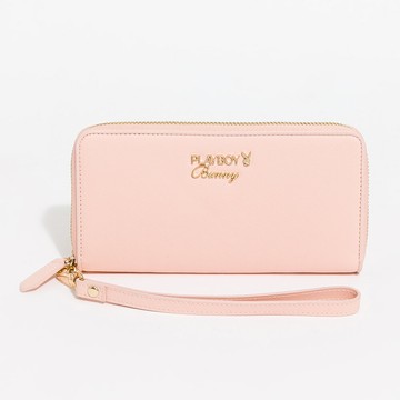 PLAYBOY - 拉鍊長夾 Miss Perfect系列 - 粉色