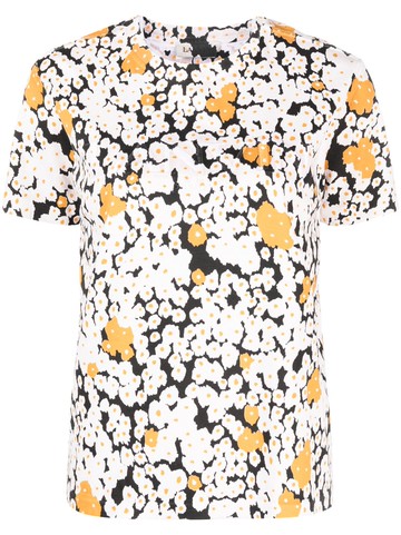 Lanvin - Overprinted cotton T-shirt - women - Cotton - S - Neutrals
