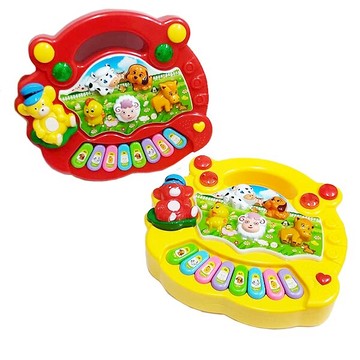 動物電子琴 音樂琴 益智兒童玩具 農場動物音樂玩具琴 親子同樂團康桌遊