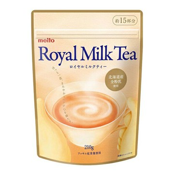 【江戶物語】MEITO 名糖 皇家奶茶沖泡粉 210g/350g 伯爵奶茶粉 阿薩姆奶茶 北海道全粉乳 日本原裝進口