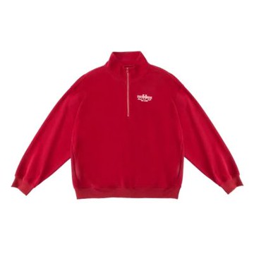 Converse Yoth Novelty HalfZip FleeceTop 長袖 男女款 紅色 UCJ392-B35