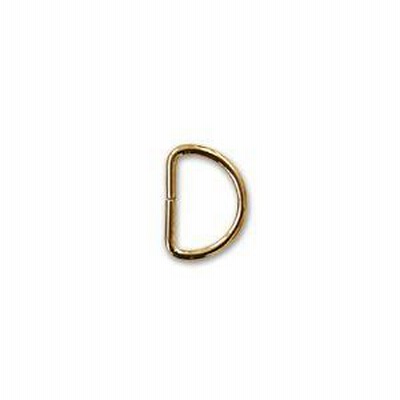 ＼期間限定10％OFF／ 金属パーツ Dカン/並半月 18mm G.ゴールド 4個入 (H)_4a_