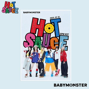 ⭐韓國代購正版⭐BABYMONSTER寶怪海報 HOT SAUCE專輯周邊畫報CHIQUIT POSTER【10月12日