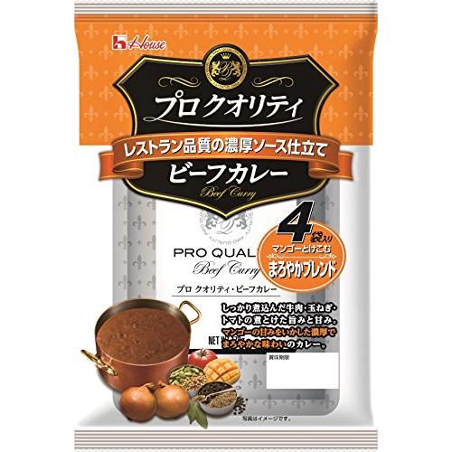 ハウス プロクオリティ ビーフカレー まろやかブレンド 4食