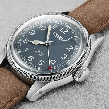 ORIS 豪利時 Big Crown指針式日期機械錶-藍/40mm 0175477414065-0752063