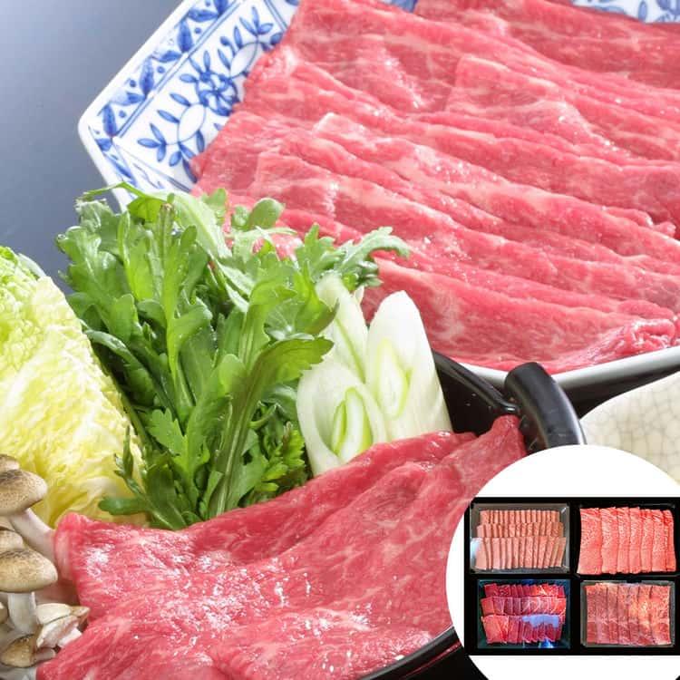 「ミヤチク」宮崎牛 すきやき＆焼肉 (すきやき肩ロース もも1.1kg 焼肉肩ロース もも1.1kg) ※離島は配送不可