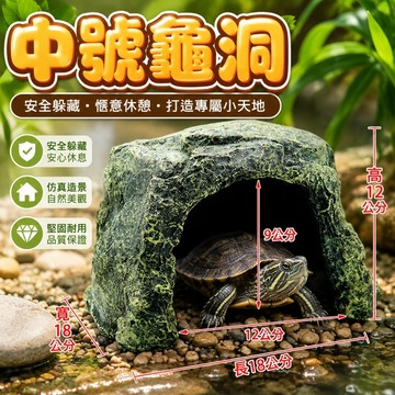 烏龜洞 烏龜躲避屋 山洞 躲避洞 躲避屋 躲藏屋 躲藏 烏龜陸龜角蛙守宮 烏龜寵物躲避洞穴 澤龜