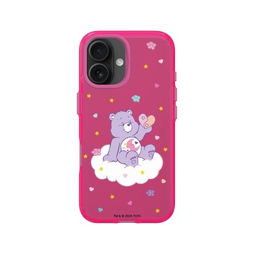 iPhone 16 Clear 粉漾桃 - Care Bears - Sweet Dreams Bear