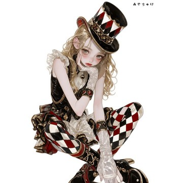 【6 月新品】07-135-0045 人物貼紙 馬戲團風格