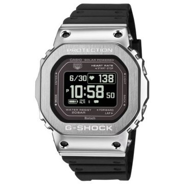 CASIO卡西歐 G-SHOCK G-SQUAD  藍芽太陽能電力 日常訓練 運動健康理念錶款 GM-H5600-1 黑_44mm