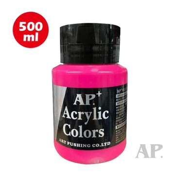 AP壓克力顏料/982螢光玫瑰/500ml