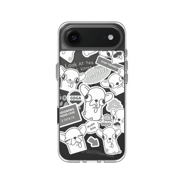 iPhone Air Clear Case（相機按鈕） 透明 - Godgwawa 變種吉娃娃 - 好多吉怪貼紙
