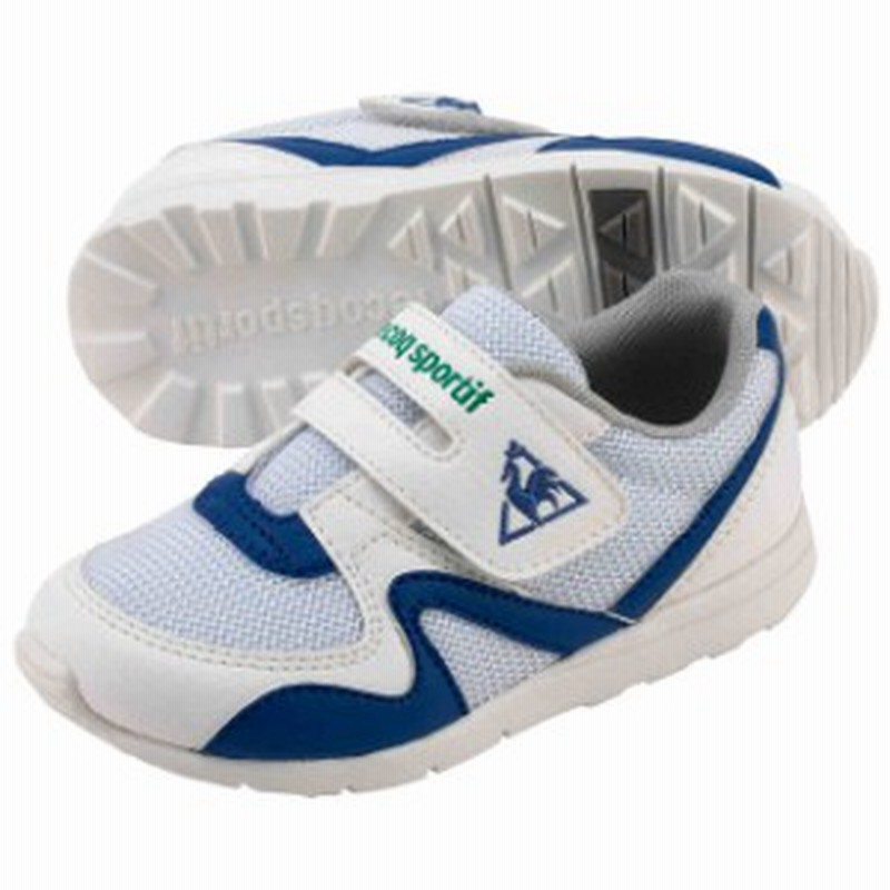 ルコックスポルティフ キッズ 子供靴 スニーカー キッズ Lcs R800 F ホワイト ブルー Le Coq Sportif Ql5pjc10wb 通販 Lineポイント最大1 0 Get Lineショッピング