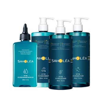 SAHOLEA 淨平衡洋甘菊洗髮精/沐浴露/護髮素480ml/淨化液200ml(多款任選3入)