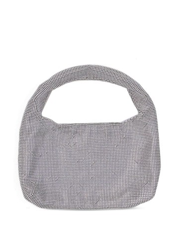 Kara - crystal mesh tote bag - women - glass/Brass - One Size - Grey