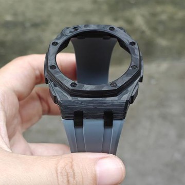 3代4代GA2100改裝配件農家橡樹新款發光碳纖GA2100改裝表帶