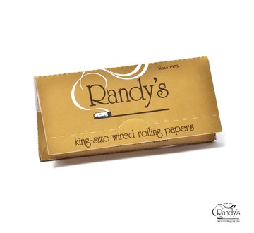 Randy’s Rolling Paper (KING SIZE) 亞麻混合纖維鐵絲煙紙(24入)