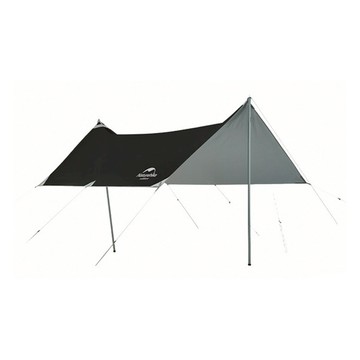 Naturehike 挪客 硬山 多人天幕 六邊形 NH20TM006 5.1kg  黑  4.38x3六塊形