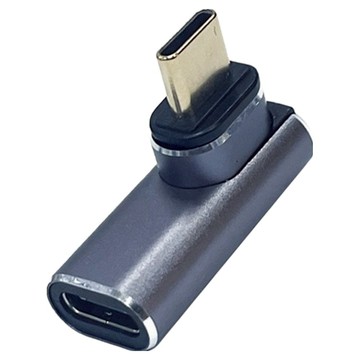 HAOWU USB4 磁吸 Type C中彎轉接頭 8K 60Hz 140W 40Gbps  HAP-SC02  1個