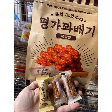 韓國黑糖麻花脆餅 明家 꽈배기 黑糖口味