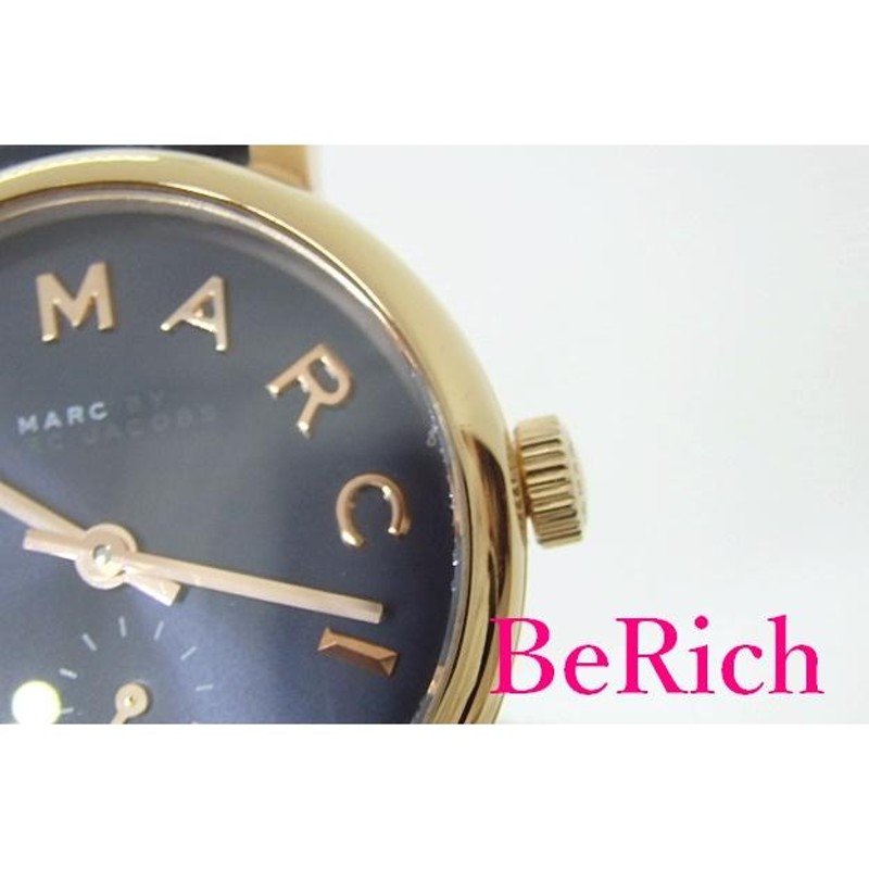 マーク バイ マーク ジェイコブス MARC BY MARC JACOBS ベイカー レディース 腕時計 MBM1331 SS レザー クォーツ【中古】 bt1933 | LINEショッピング