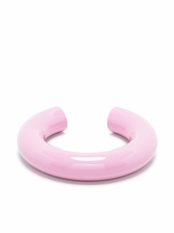 Uncommon Matters - Swell chunky bangle - women - Wood - One Size - Pink