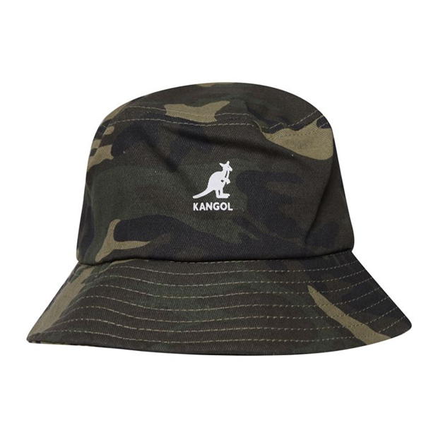 跩狗嚴選 英國 Kangol Stripe Bucket 漁夫帽 迷彩 遮陽帽 情侶帽 袋鼠帽 帽子 純棉 登山帽