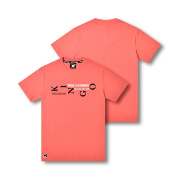 KINGO女款｜橘紅印花T恤 512122｜官方直營