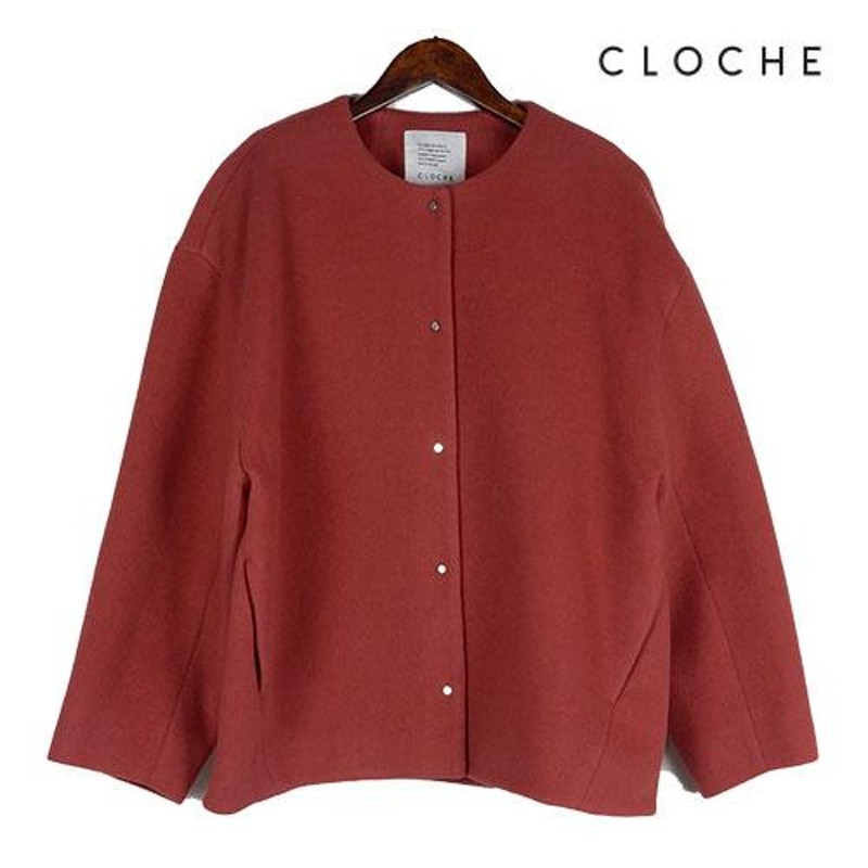 CLOCHE（クロッシェ）ショートコート コクーンシルエット 上品コート