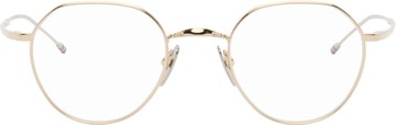 Thom Browne 金色 Titanium Round 眼镜