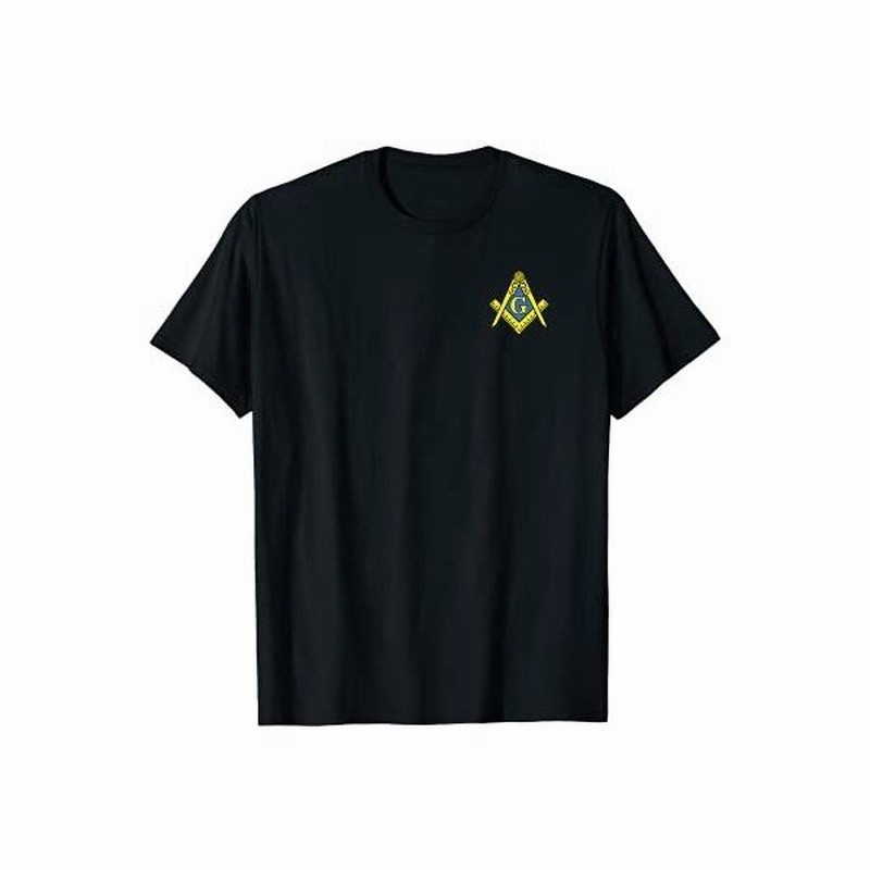 フリーメーソンシャツ スクエア コンパス クラシックエンブレム Tシャツ ブラック S 通販 Lineポイント最大0 5 Get Lineショッピング